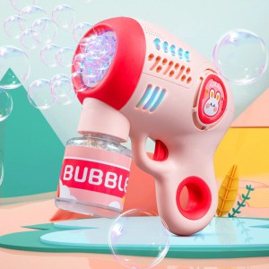 泡泡机烟花泡机电动吹泡泡网红手持加特林泡泡枪夏季公园儿童玩具