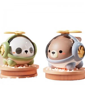 小熊猫喇叭直升机 萌趣可爱0-3岁宝宝口哨转转乐婴儿音乐玩具