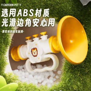 Baby horn toy can blow baby trumpet whistle toy cartoon lanyard blowing instrument toy
