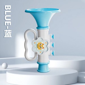 Baby horn toy can blow baby trumpet whistle toy cartoon lanyard blowing instrument toy