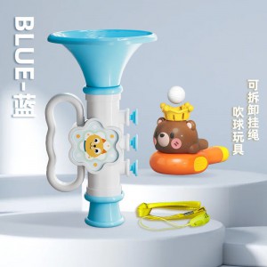 Baby horn toy can blow baby trumpet whistle toy cartoon lanyard blowing instrument toy