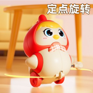 护崽鸡妈妈上链发条跟随鸡妈妈摇摆磁吸小鸡儿童益智早教学爬玩具