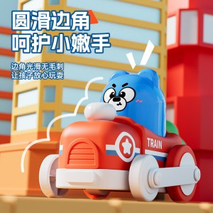 儿童按压式小汽车男女孩惯性回力车1一2岁3婴儿6个月宝宝益智玩具