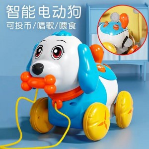 儿童玩具狗狗走路会叫小狗宠物电动仿真拉线狗1岁2女宝宝婴儿男孩