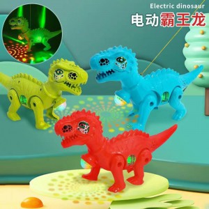 网红电动牵绳狗狗小猪玩具会走路灯光音乐地摊热卖男孩礼物