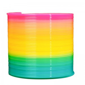 地摊奖品学校周边小玩具弹簧圈益智大号怀旧魔力彩虹圈