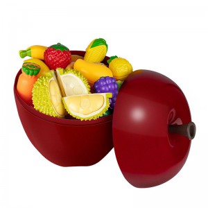 小孩过家家海鲜水果切切乐儿童仿真蔬菜可切可剥皮男女孩厨房玩具