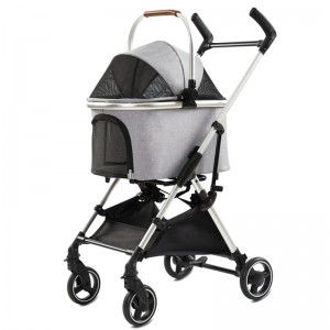 多种功能可分离式宠物狗窝手推车外出专用解放双手猫咪狗狗可折叠式