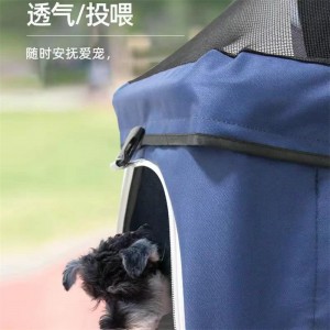 中小型宠物推车可伸缩豪华可分体折叠猫咪狗狗手推车新款厂家直供