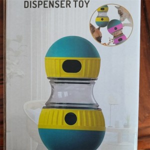 宠物用品工厂新款摇摆漏食器慢食训练狗狗玩具耐咬自嗨解闷玩