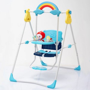 儿童秋千玩具椅音乐婴儿摇杆婴儿跳跳椅安全室内婴儿塑料秋千座椅塑料