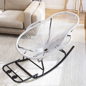 摇摇椅户外庭院逍遥椅简约摇摇躺椅大号彩虹摇椅家用客厅休闲