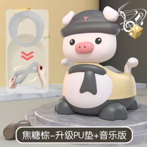 儿童马桶坐便器新款男女宝宝婴幼儿加大尿盆厕所神器带音乐软垫
