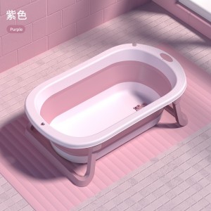 婴儿洗澡盆大号浴桶浴盆坐躺小孩家用宝宝可折叠幼儿新生儿童用品
