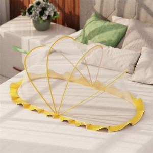 婴儿蚊帐宝宝蒙古包防蚊全罩式可折叠婴幼儿新生儿儿童床无底通用