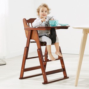 宝宝餐椅儿童吃饭餐桌椅家用实木婴儿多种功能可升降可折叠座椅子