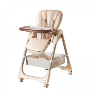 多种功能儿童餐椅可折叠宝宝餐桌便携可调节幼儿座餐椅折叠款