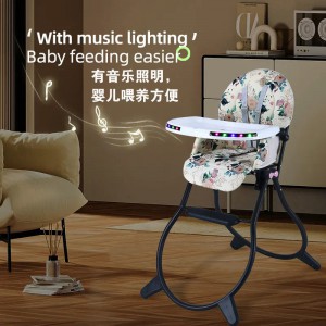 宝宝餐椅 儿童餐椅highchair可折叠便携式婴儿吃饭餐桌椅