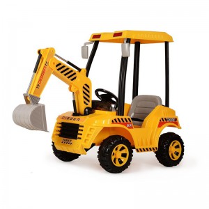 儿童遥控挖掘机工程车童车四轮电动车玩具车可坐人定制