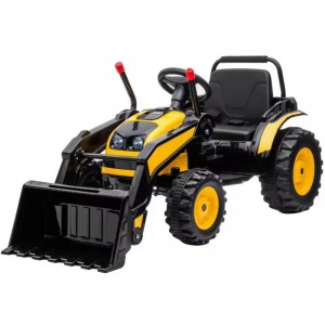 挖掘机 拖拉机和电池驱动的儿童骑行玩具 儿童拖拉机