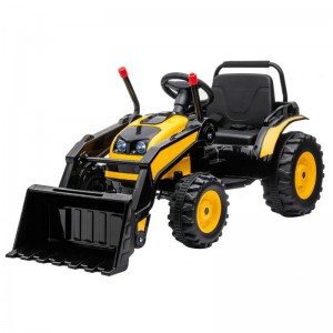 挖掘机 拖拉机和电池驱动的儿童骑行玩具 儿童拖拉机