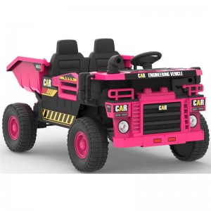 24v乘坐自卸车 功能强大儿童电动工程车儿童乘坐自卸车