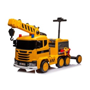 新款六轮遥控车男女小孩充电玩具汽车可坐人生日礼物儿童消防电动车