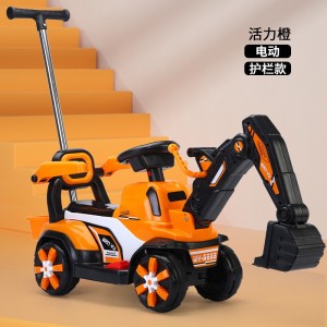 儿童挖掘机玩具车 大型可坐人挖挖机男孩挖土机小孩可坐勾机电动