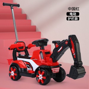 儿童挖掘机玩具车 大型可坐人挖挖机男孩挖土机小孩可坐勾机电动