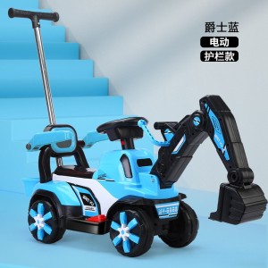 儿童挖掘机玩具车 大型可坐人挖挖机男孩挖土机小孩可坐勾机电动