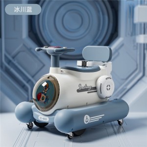 儿童电动车室内两用分开滑行扭扭车男女宝宝可坐人灯光音乐早教车