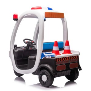 儿童电动广场车儿童电汽车儿童皮座玩具车警车广场车电动