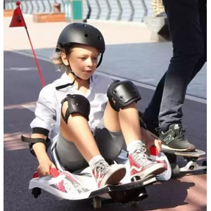 儿童卡丁车魔鬼鱼滑板车漂移车平衡电动车可坐人电动飘逸车