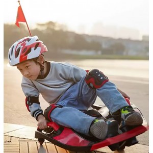 儿童卡丁车魔鬼鱼滑板车漂移车平衡电动车可坐人电动飘逸车