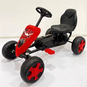 儿童四轮卡丁车宝宝脚踏健身车小孩可坐四轮沙滩车脚踏自行车