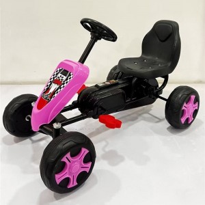 儿童四轮卡丁车宝宝脚踏健身车小孩可坐四轮沙滩车脚踏自行车