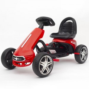 儿童卡丁车男女宝宝四轮脚踏自行车小孩可坐益智健身玩具童车