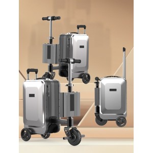 高档电动行李箱骑行代步可坐大人可登机20寸拉杆外出旅行箱可充电