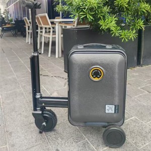 智能电动行李箱骑行代步伸缩折叠旅行箱20寸登机拉杆箱
