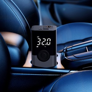 便携式迷你自行电动轮胎打气筒气泵手持无线充电数显车载充气泵