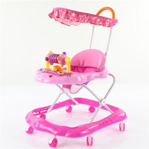 新款婴儿学步车防侧翻助步车带推把手推学步神器幼儿 babywalker