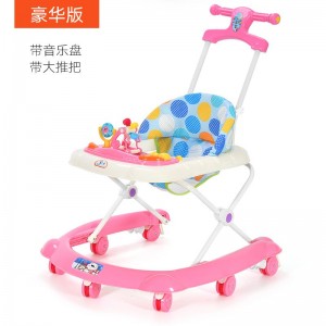 婴儿学步车多种功能防o型腿侧翻女孩手推可坐儿童男宝宝起步学行车