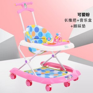 婴儿学步车多种功能防o型腿侧翻女孩手推可坐儿童男宝宝起步学行车