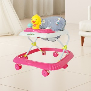 婴儿学步车多种功能防侧翻防o型腿助步车带音乐可折叠学行车