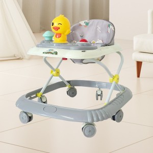 婴儿学步车多种功能防侧翻防o型腿助步车带音乐可折叠学行车