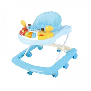 儿童学习步行卡通步行玩具椅音乐婴儿助行器带塞子助行器的婴儿助行器