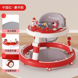 太空婴儿学步车多种功能防侧翻可坐推起步助步车儿童学步车