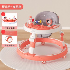 太空婴儿学步车多种功能防侧翻可坐推起步助步车儿童学步车
