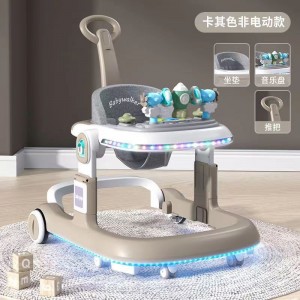 婴儿学步车防o型腿多种功能防摔防侧翻女孩助步可坐手推车新款