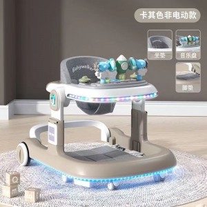 婴儿学步车防o型腿多种功能防摔防侧翻女孩助步可坐手推车新款